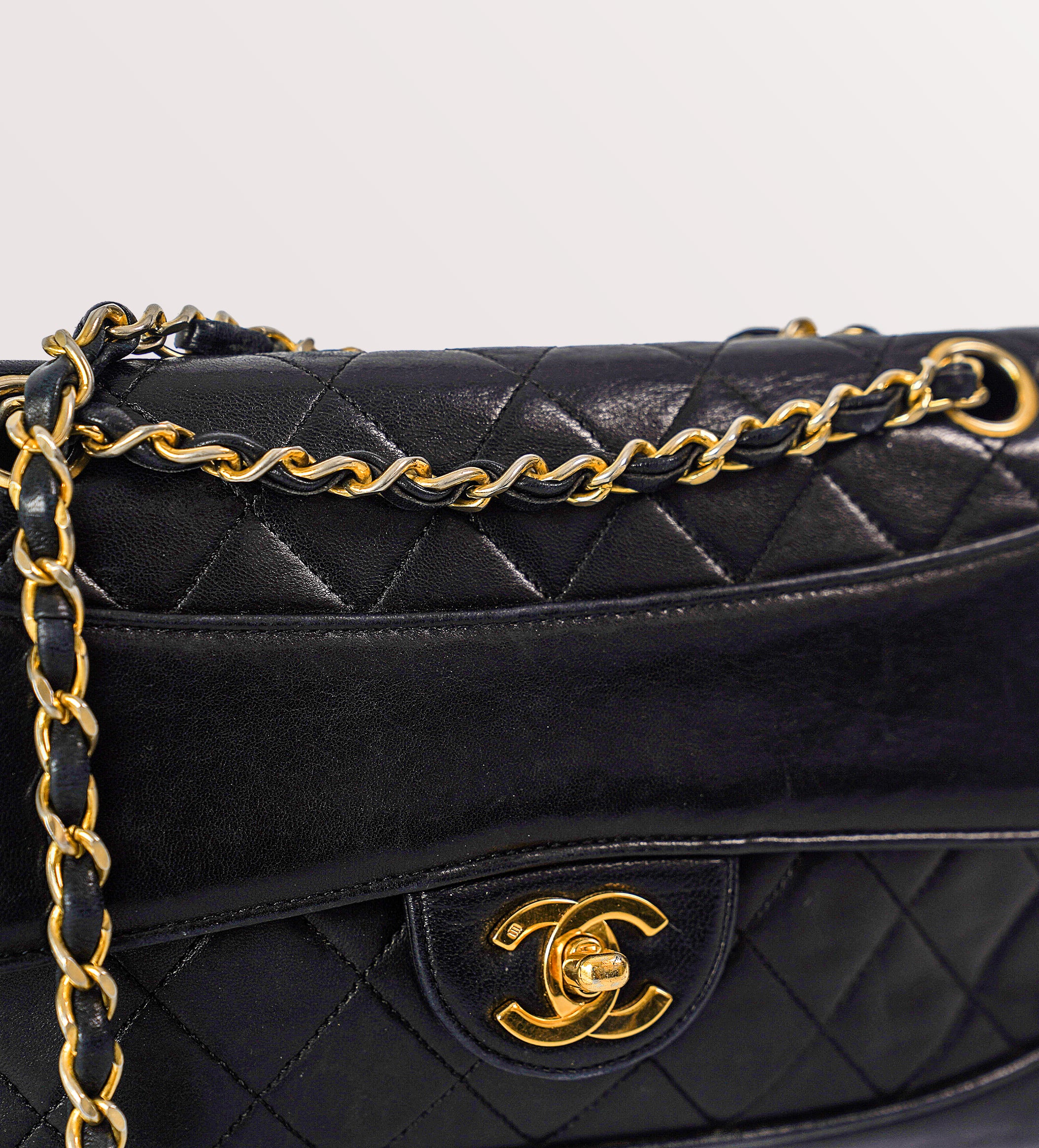 Chanel Vintage Matelasse Flap Bag