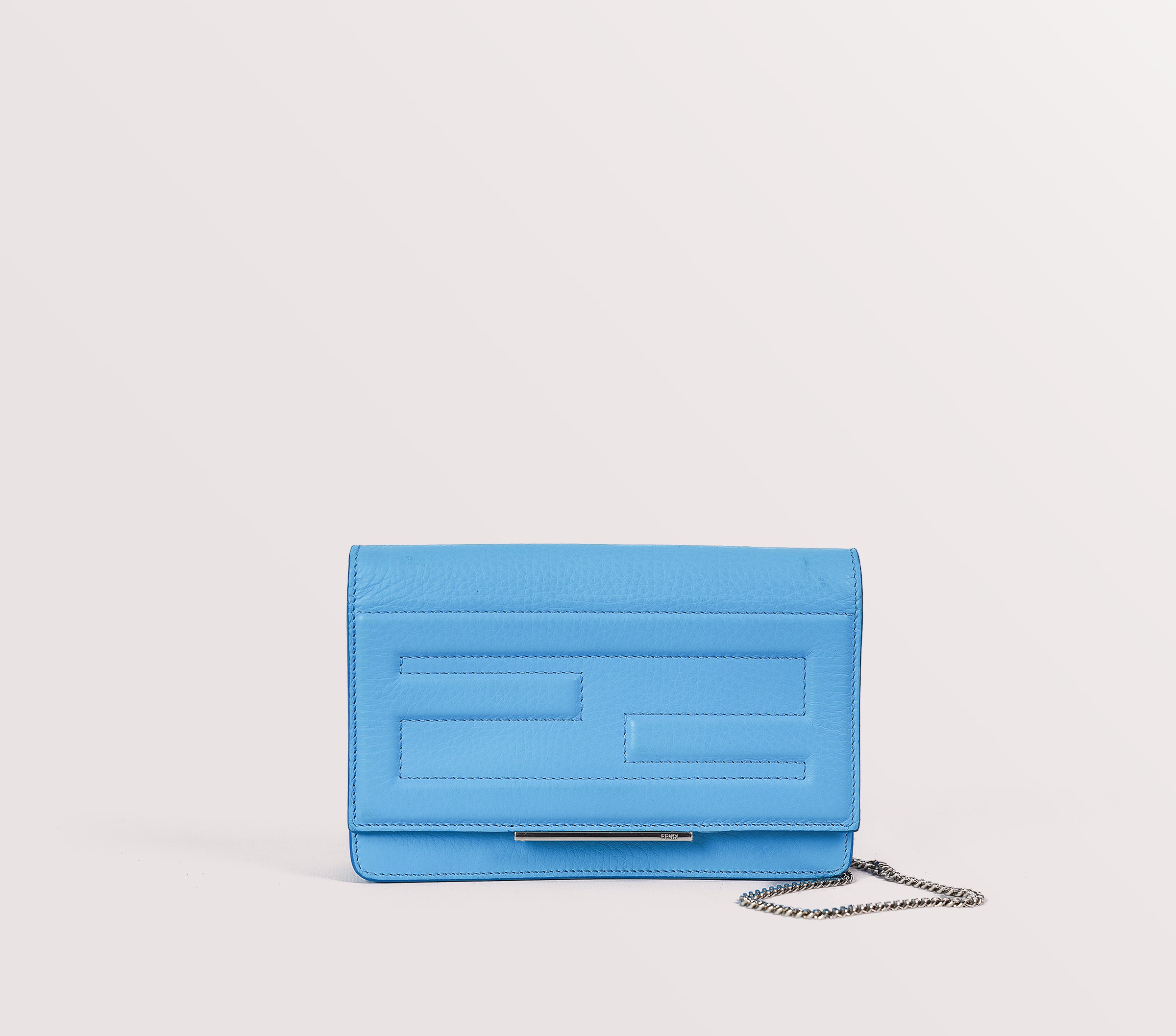 Fendi blue wallet best sale