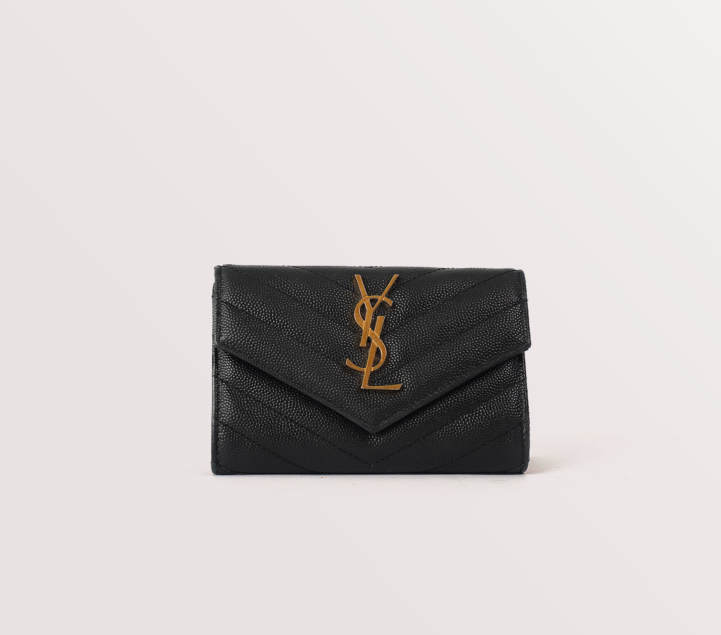 YSL chevron wallet Vintage Idols