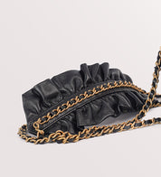 Chanel Round Black Frill