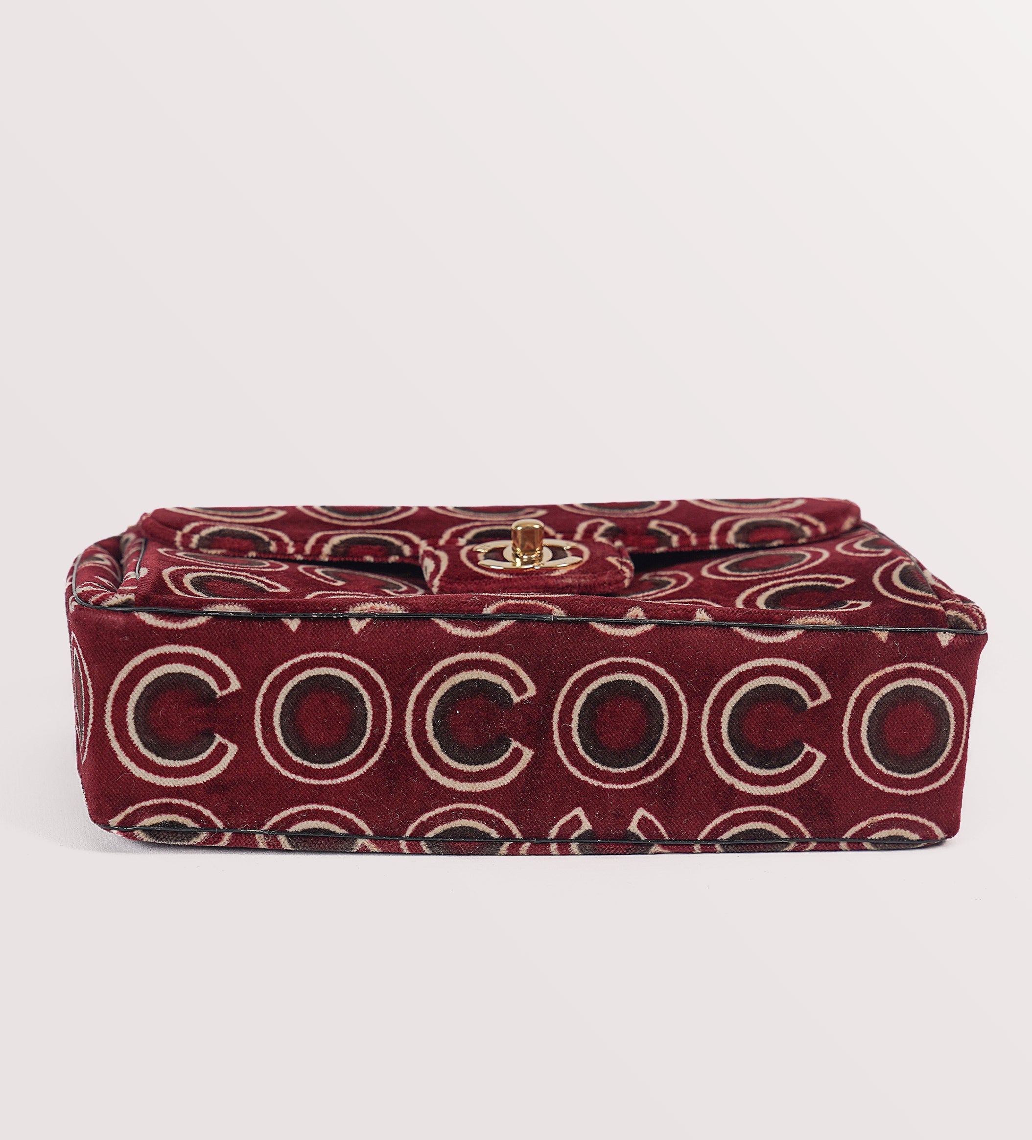 Chanel Velvet COCO top handle bag