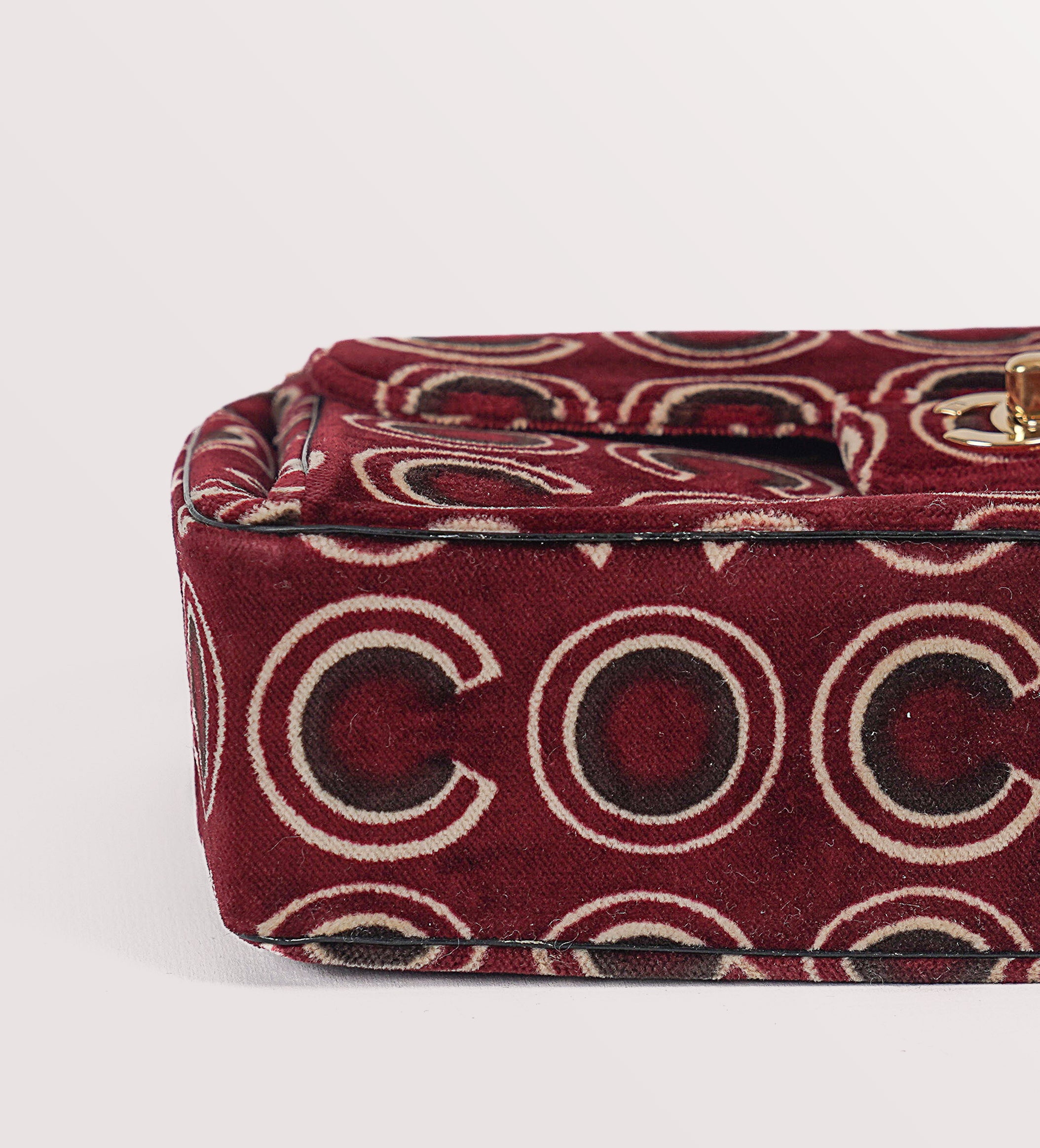 Chanel Velvet COCO top handle bag