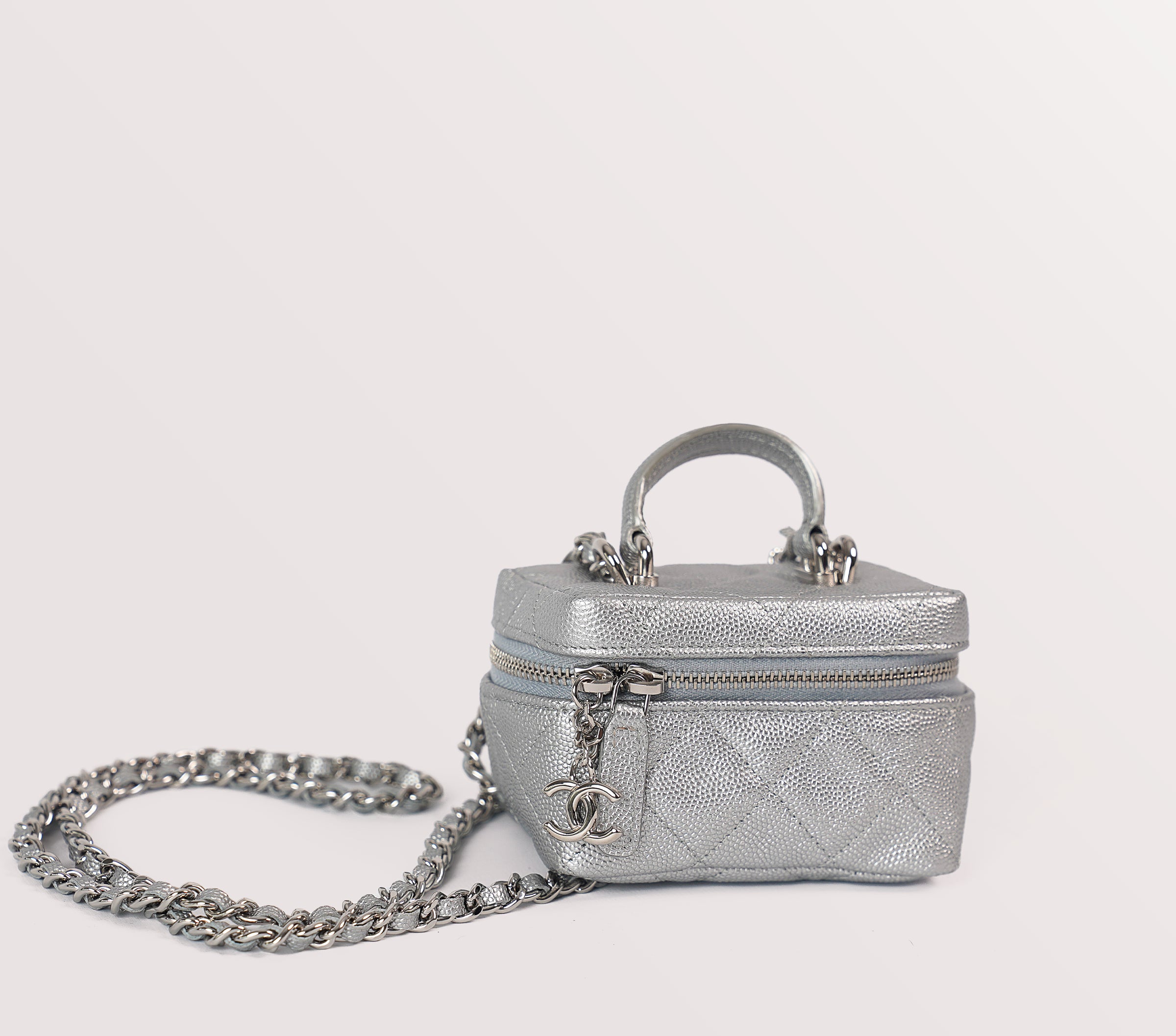 Chanel Vanity Case, Silver