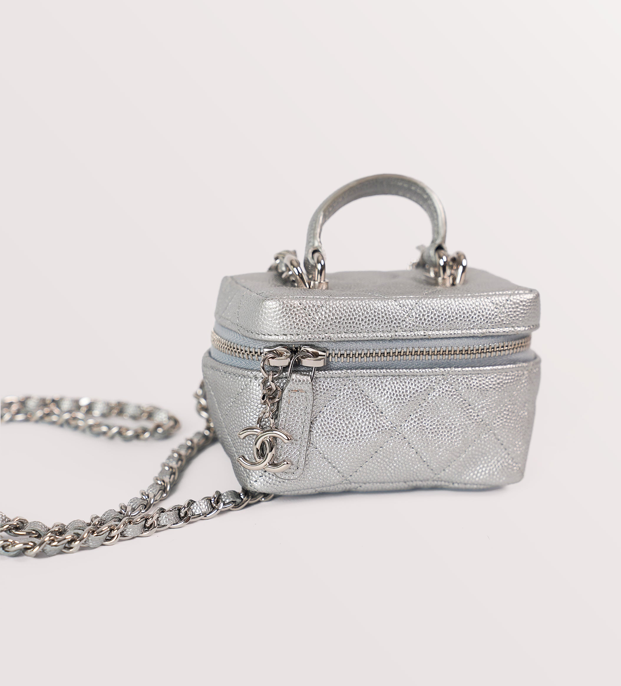 Chanel Vanity Case, Silver