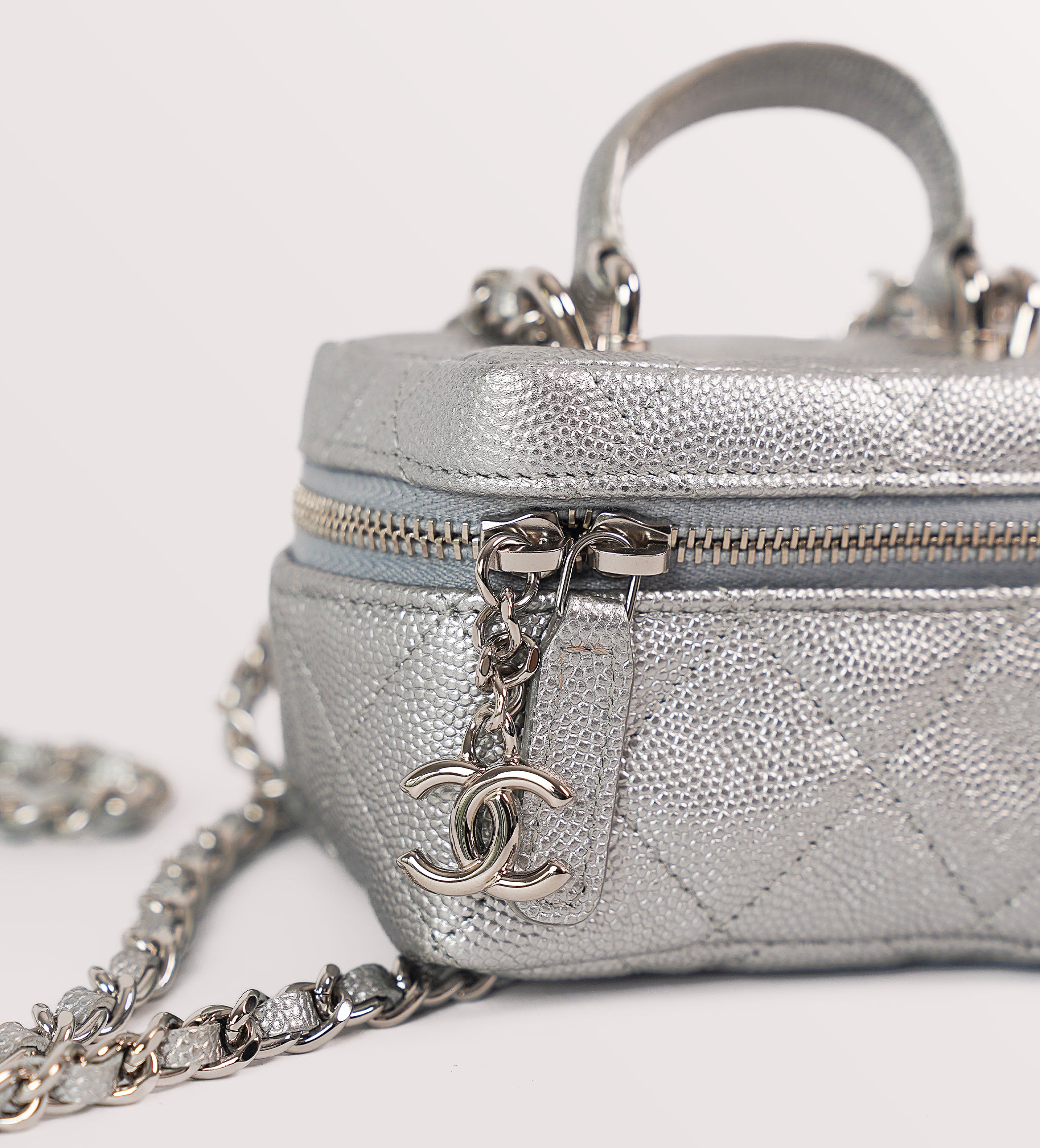 Chanel Vanity Case, Silver